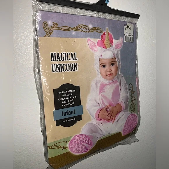 MAGICAL UNICORN BABY HALLOWEEN COSTUME - Picture 2 of 3